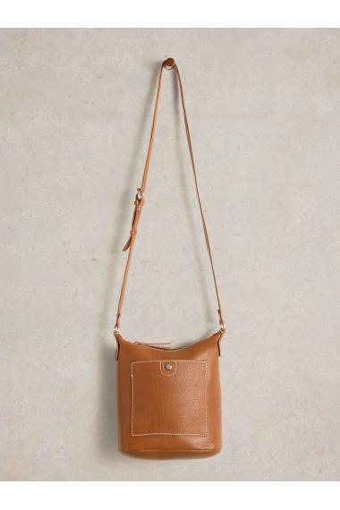 White Stuff Mini Fern Leather Crossbody in MID TAN Art. WS441118 / WS438797