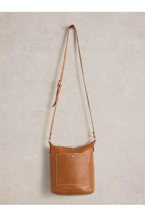 White Stuff Mini Fern Leather Crossbody in MID TAN Art. WS441118 / WS438797