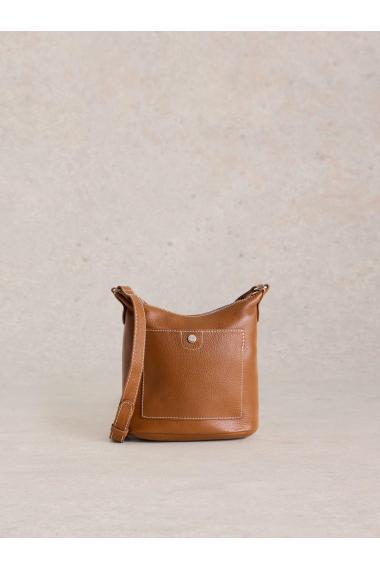 White Stuff Mini Fern Leather Crossbody in MID TAN Art. WS441118 / WS438797