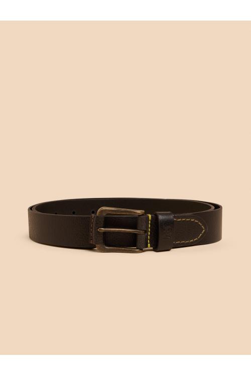 White Stuff Leather Belt in PURE BLK Art. WS441189