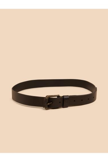 White Stuff Leather Belt in PURE BLK Art. WS441189