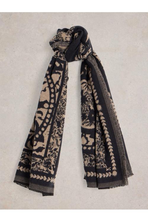 White Stuff Selma Midweight Scarf in NAT MLT Art. WS441758