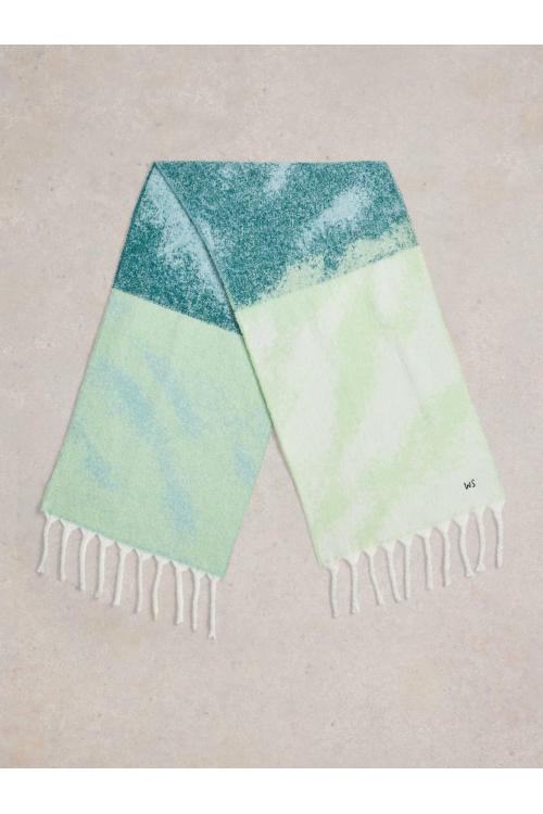 White Stuff Shelly Brushed Scarf in BLUE MLT Art. WS441760