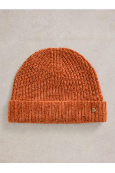 White Stuff Albie Rib Knit Beanie in DK ORANGE Art. WS441761