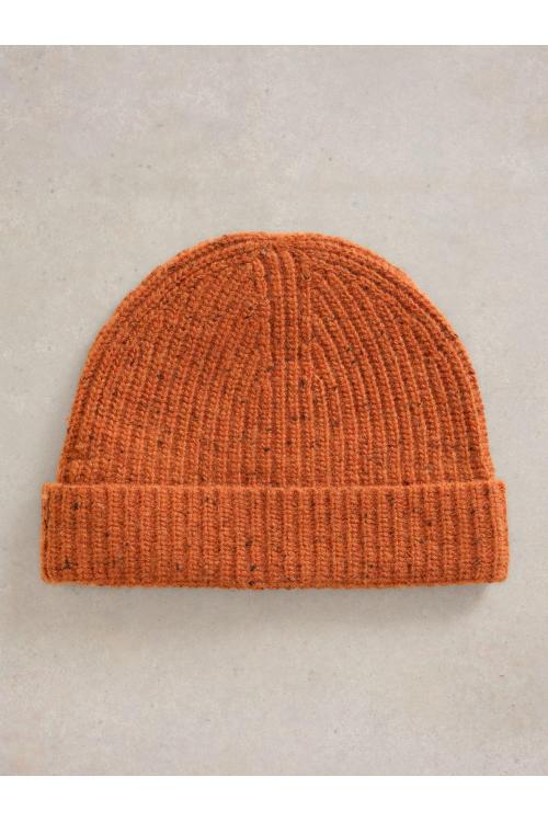 White Stuff Albie Rib Knit Beanie in DK ORANGE Art. WS441761