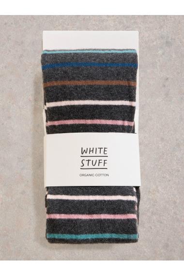 White Stuff Multi Stripe Tights in GREY MLT Art. WS441812