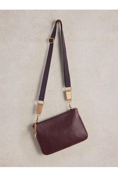 White Stuff Connie Double Pouch Crossbody in COLOUR MET Art. WS441830