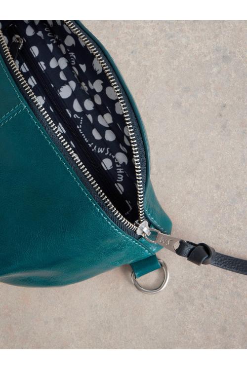 White Stuff Mini Sebby Leather Sling Bag in MID TEAL Art. WS441832