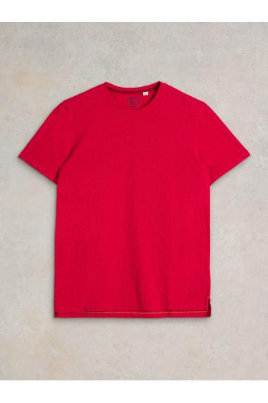 White Stuff Abersoch Short Sleeve Tee in BRT RED Art. WS435277