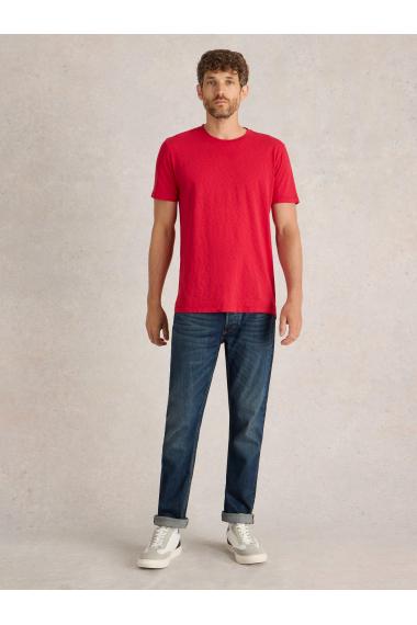 White Stuff Abersoch Short Sleeve Tee in BRT RED Art. WS435277