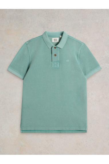 White Stuff Utility Polo in D EGG BLUE Art. WS436177