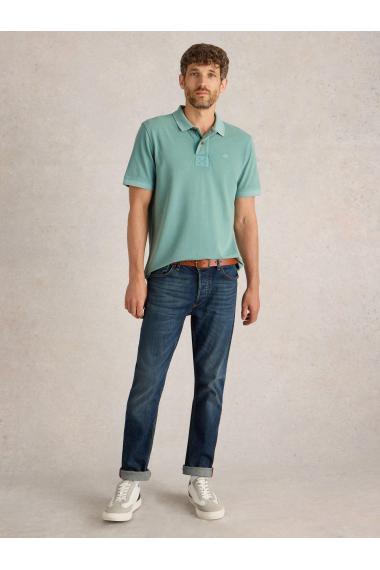 White Stuff Utility Polo in D EGG BLUE Art. WS436177