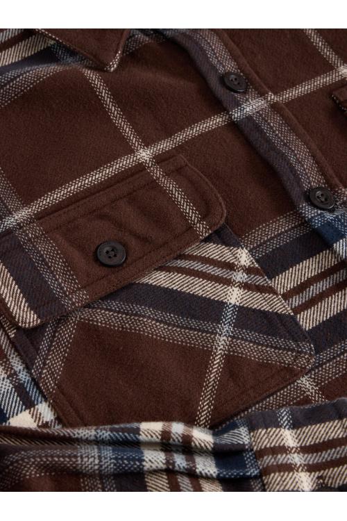 White Stuff Darwen Check Overshirt in BROWN MLT Art. WS439314