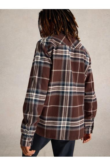 White Stuff Darwen Check Overshirt in BROWN MLT Art. WS439314