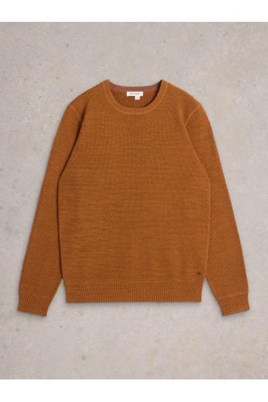 White Stuff Attadale Crew Neck Jumper in DK ORANGE Art. WS440273