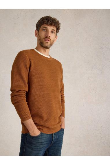 White Stuff Attadale Crew Neck Jumper in DK ORANGE Art. WS440273