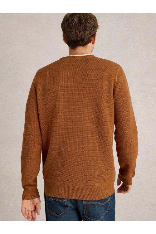 White Stuff Attadale Crew Neck Jumper in DK ORANGE Art. WS440273