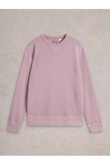 White Stuff Crew Neck Sweat in MID PINK Art. WS440288