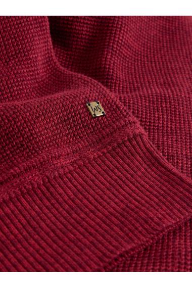 White Stuff Attadale Funnel Neck Jumper in DEEP RED Art. WS440734