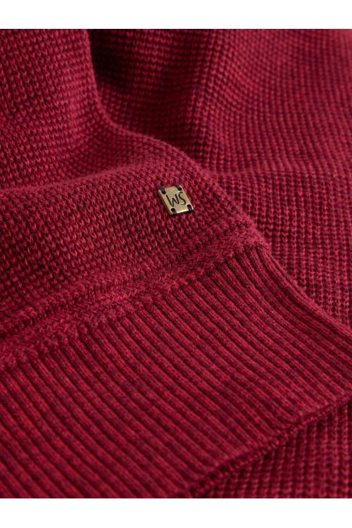 White Stuff Attadale Funnel Neck Jumper in DEEP RED Art. WS440734