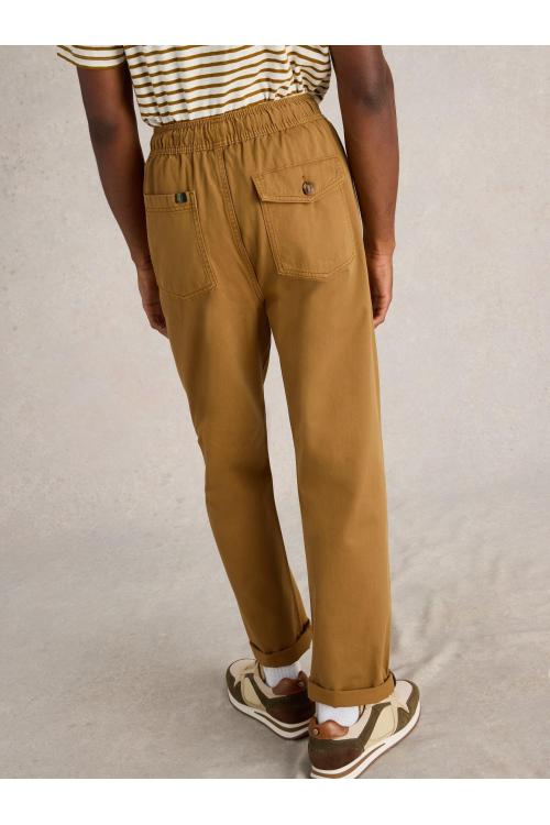 White Stuff Wren Drawstring Trouser in DARK TAN Art. WS441548