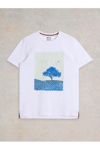 White Stuff Indigo Tree Graphic Tee in IVORY PR Art. WS441575