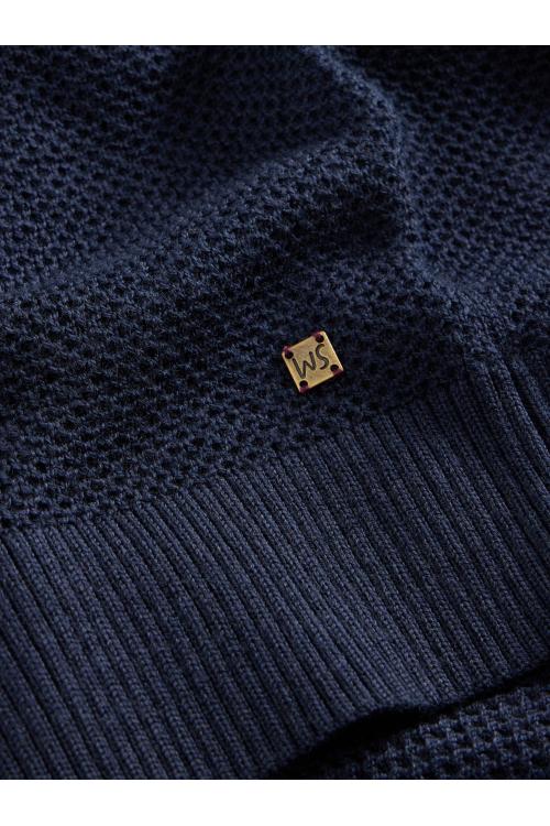 White Stuff Newport Merino Henley in DARK NAVY Art. WS441588