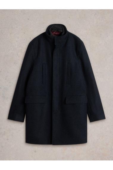 White Stuff Wool Funnel Coat in DARK NAVY Art. WS441600