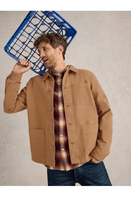 White Stuff Kynman Workwear Jacket in DARK TAN Art. WS441601