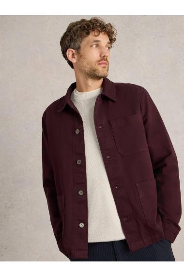 White Stuff Kynman Workwear Jacket in DK PLUM Art. WS441601