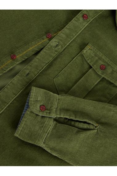 White Stuff Griffin Cord Shirt in MID GREEN Art. WS441602