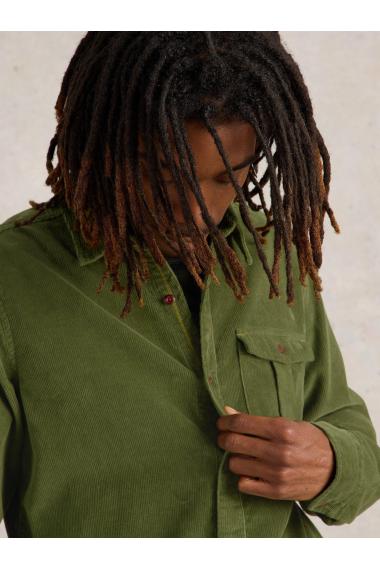 White Stuff Griffin Cord Shirt in MID GREEN Art. WS441602