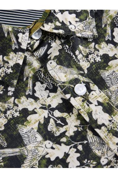 White Stuff Hawthorn Bird Printed Shirt in BLK MLT Art. WS441609