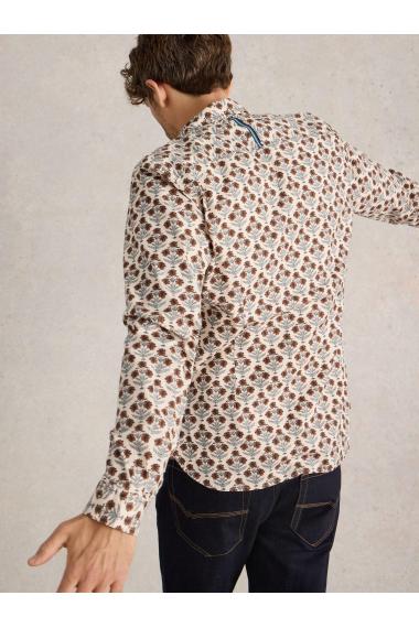 White Stuff Large Dandelion Printed Shirt in NAT MLT Art. WS441606