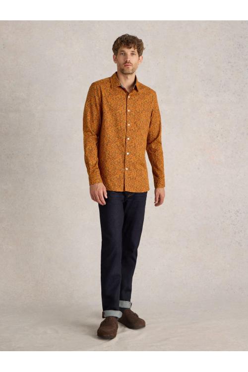 White Stuff Climbing Thorns Printed Shirt in ORANGE MLT Art. WS441613