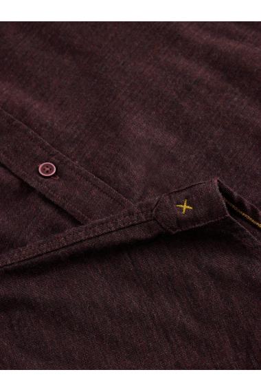 White Stuff Textured Slub LS Shirt in DK PLUM Art. WS441615