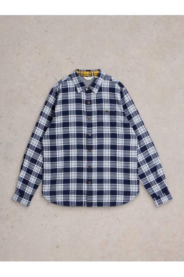 White Stuff Wallace Brushed Check Shirt in NAVY MULTI Art. WS441657