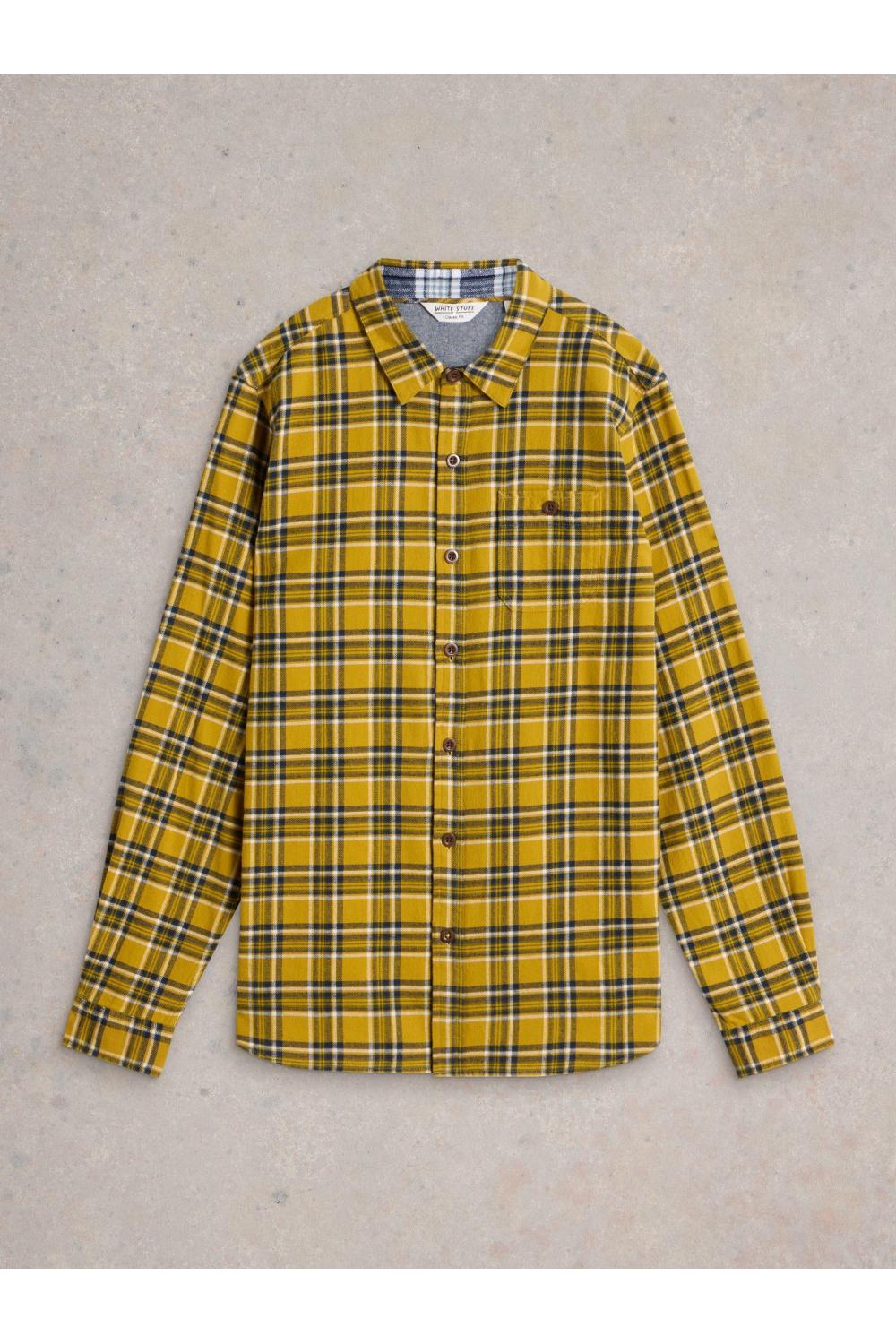 White Stuff Wallace Brushed Check Shirt in YELLOW MLT Art. WS441657