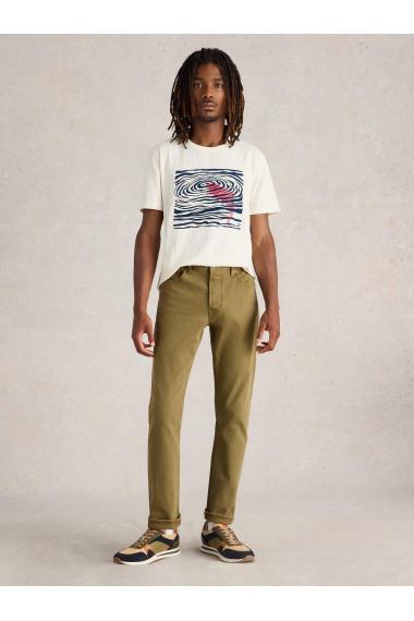 White Stuff Eastwood Garment Dye Jean in KHAKI GRN Art. WS441816