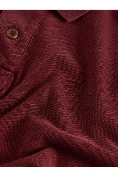 White Stuff LS Utility Polo in DK PLUM Art. WS441820