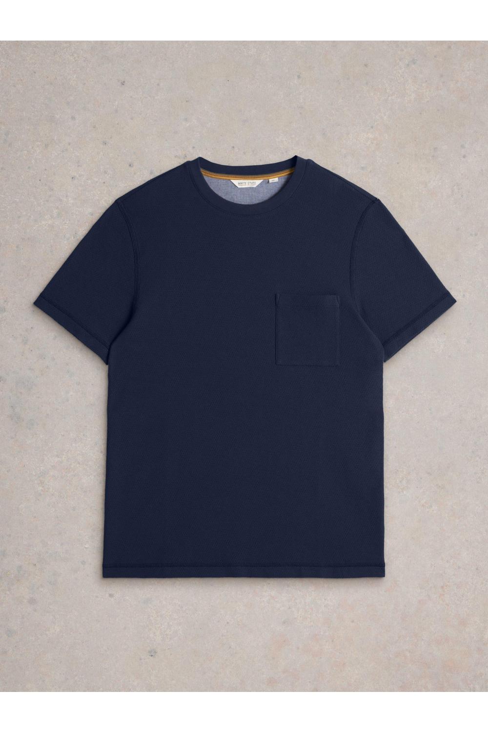 White Stuff Tenby Textured SS Tee in DARK NAVY Art. WS441822