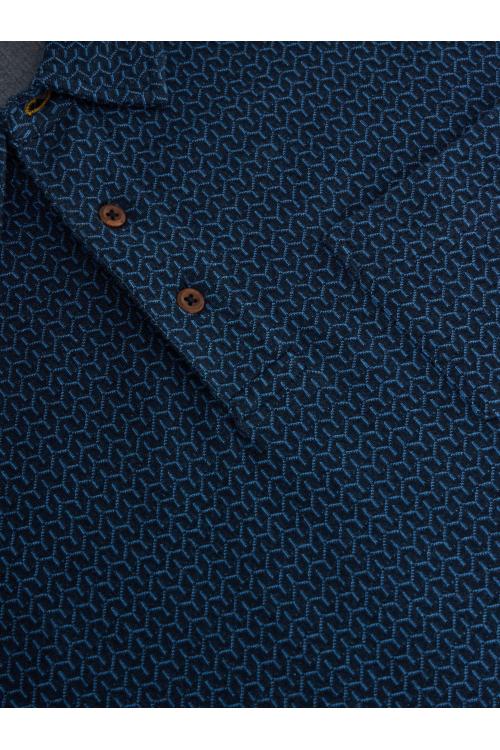 White Stuff Jacquard Polo in DARK NAVY Art. WS441823