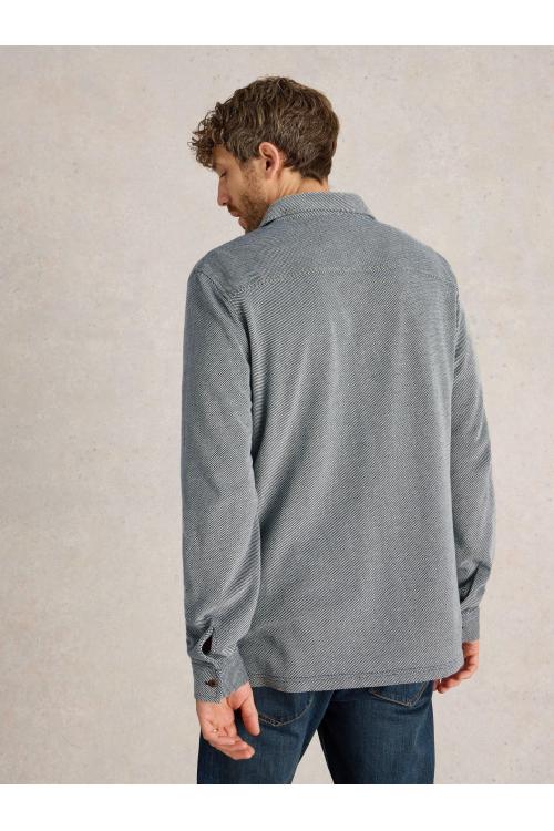 White Stuff Pique Jersey Shirt in MID GREY Art. WS441824