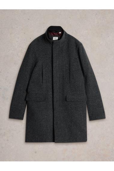 White Stuff Wool Funnel Coat in DK GREY Art. WS441913