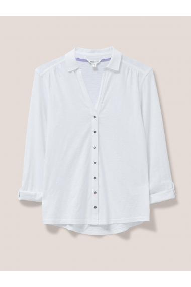 White Stuff ANNIE JERSEY SHIRT in BRIL WHITE Art. WS439572