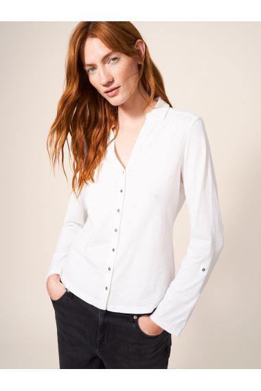 White Stuff ANNIE JERSEY SHIRT in BRIL WHITE Art. WS439572