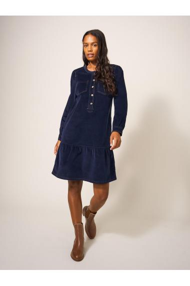 White Stuff Norma Cord Dress in DARK NAVY Art. WS440031