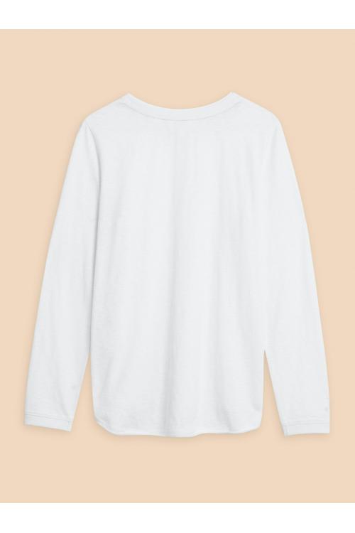 White Stuff CLARA LS TEE in BRIL WHITE Art. WS440353