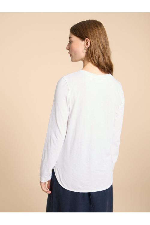 White Stuff CLARA LS TEE in BRIL WHITE Art. WS440353