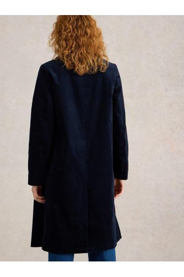 White Stuff Kamila Velvet Coat in DARK NAVY Art. WS441404